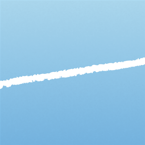 Illustration of cirrus homogenitus clouds