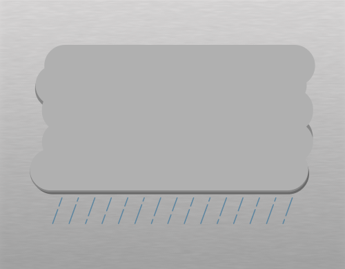 Illustration of nimbostratus clouds